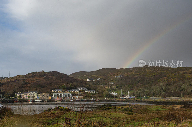 克利夫登村，康内马拉，Co. Galway，爱尔兰。